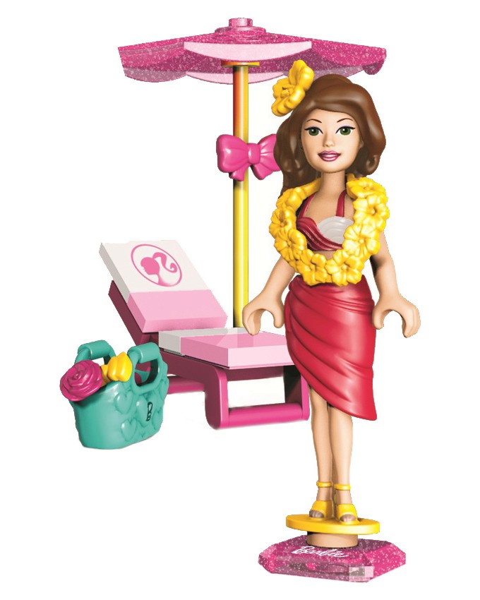 Тереза на плажа Тереза на плажа - Детски конструктор от серията "Barbie - Build'n Style!" - играчка