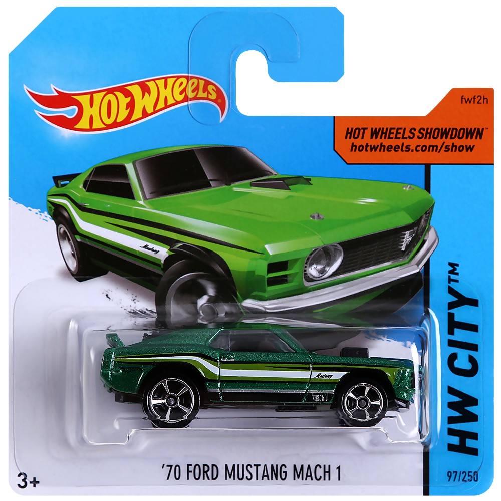   Mattel - '70 Ford Mustang Mach 1 -   Hot Wheels - 