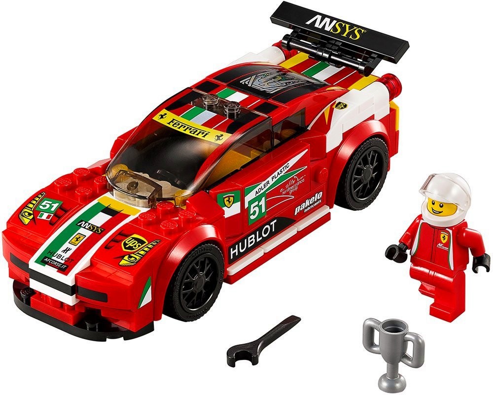 Ferrari 458 Italia GT2 -     "LEGO: Speed Champions" - 
