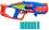 Nerf - Dinosquad: Terrodak - ������� � 12 ��������� - �������