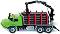 Камион за транспортиране на дърва - Mercedes-Benz Zetros - Метална играчка от серията "Super: Transporters & Loaders" - 