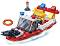 Детски конструктор - BanBao Пожарникарска спасителна лодка - От серията "Fire" - 