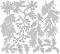 ����� �� ������ �� ��������� Sizzix Holiday Greens Mini - 11 ���� �� 1 �� 7.6 cm - 