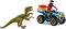 Фигури за игра Schleich - Бягство от велосираптор - От серията Праисторически животни - 