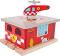 Пожарна станция - Дървена играчка с хеликоптер за влакова композиция от серията "Rails" - 