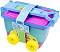 Детски комплект за оцветяване Darpeje - Пепа Пиг - Творчески комплект с аксесоари в количка - 
