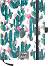 ������ Karactermania Cactus - 14 x 21 cm, � ���� ������� �� ������� Oh My Pop - �������
