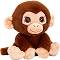 Плюшена играчка маймуна - Keel Toys - От серията Keeleco - 