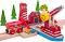 Морска пожарникарска станция Bigjigs Toys - С вагонче, от серията Rail - играчка
