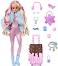 Кукла Барби със зимен тоалет - Mattel - От серията Extra - кукла