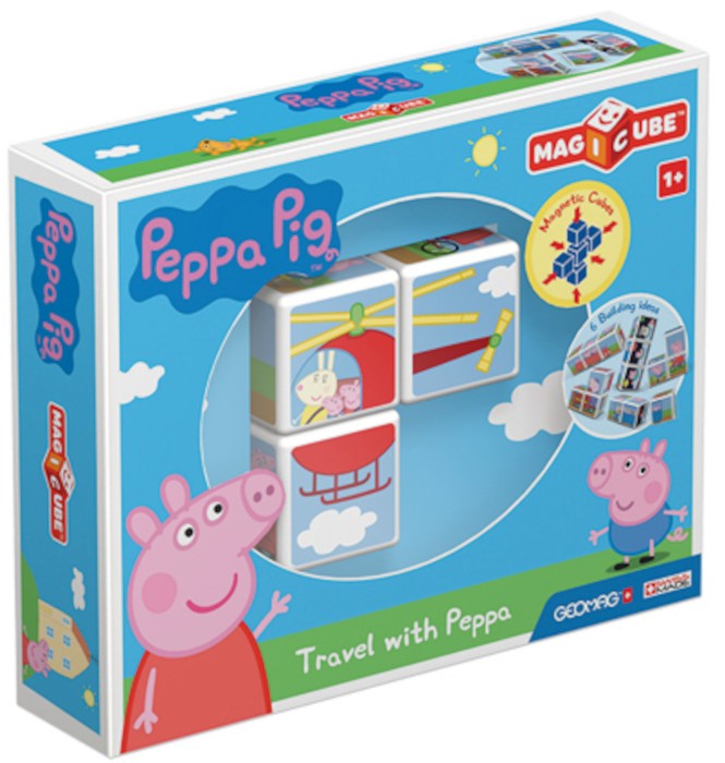   Geomag - Magicube Travel - 3    Peppa Pig - 