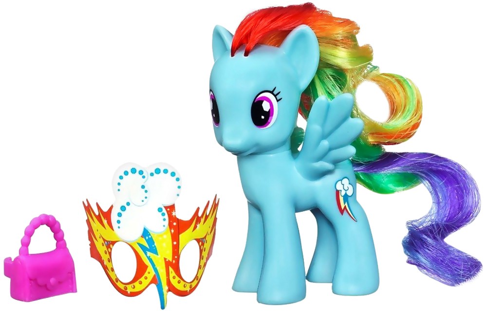 Rainbow Dash Rainbow Dash - Играчка от серията "My Little Pony - Crystal Princess Celebration" - играчка