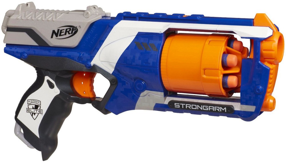 Nerf - N-Strike Elite StrongArm - �������� � �������� � 6 ��������� - �������