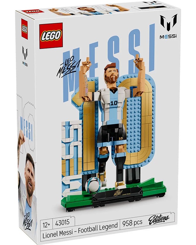 LEGO Editions - Лионел Меси: Футболна легенда LEGO Editions - Лионел Меси: Футболна легенда - Детски конструктор - играчка