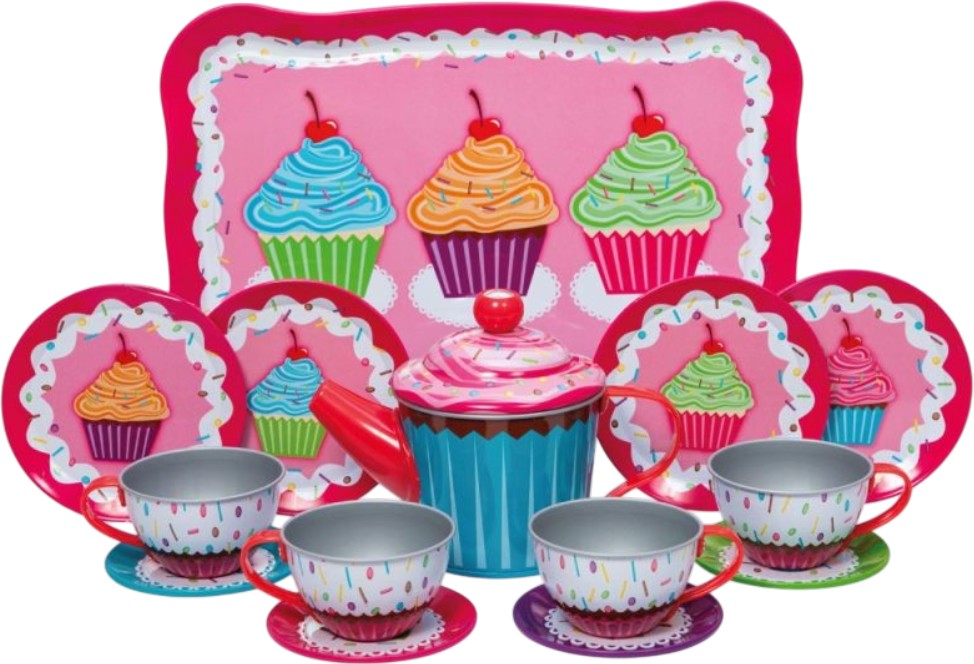 Детски чаен сервиз с мъфини - Bigjigs Toys Детски чаен сервиз с мъфини - Bigjigs Toys - играчка