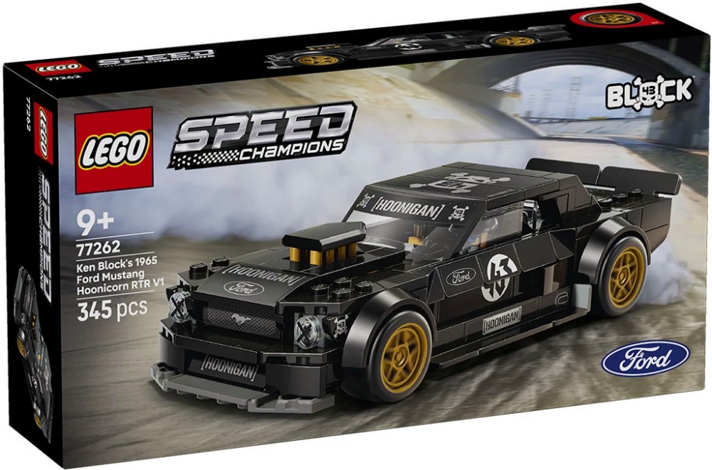 LEGO Speed Champions - Ford Mustang V1 на Ken Block от 1965 г. LEGO Speed Champions - Ford Mustang V1 на Ken Block от 1965 г. - Детски конструктор - играчка
