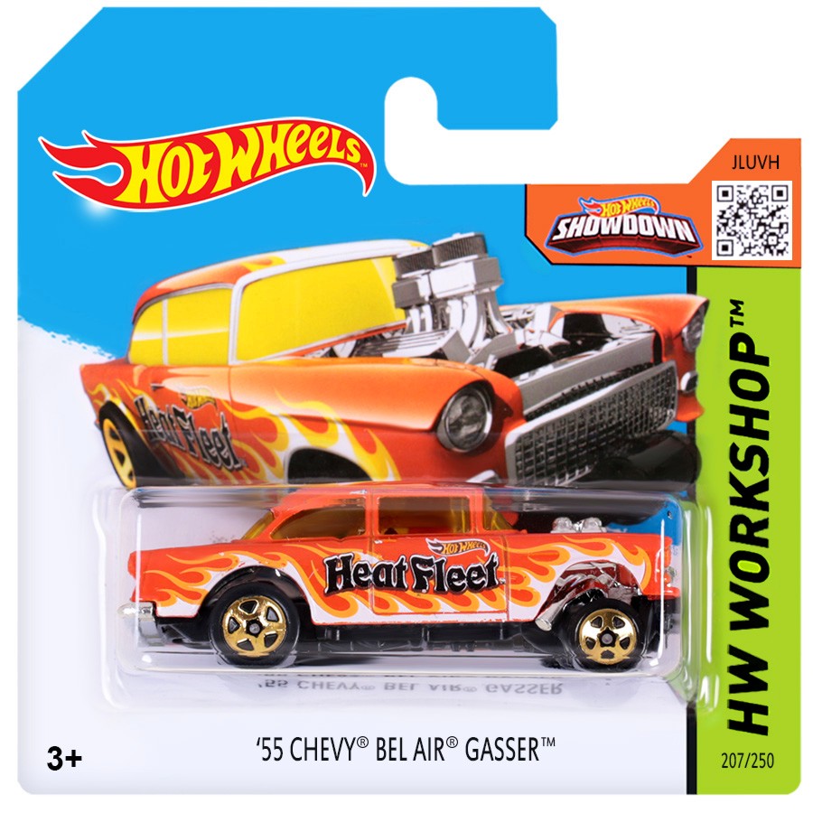   Mattel - '55 Chevy Bel Air Gasser -   Hot Wheels - 