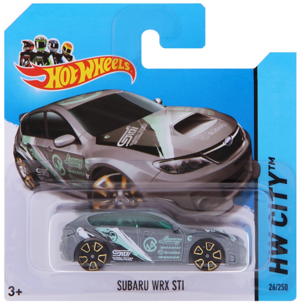   Mattel - Subaru WRX STI -   Hot Wheels - 