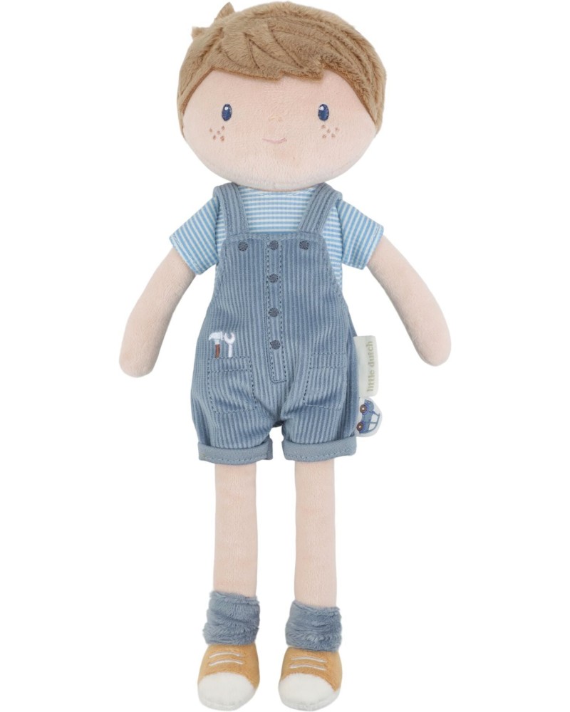 Мека кукла Джим Little Dutch Мека кукла Джим Little Dutch - 35 cm, от серията Essentials - кукла