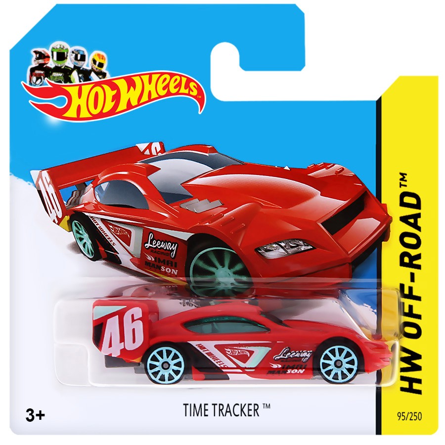 Метална количка Mattel - Time Tracker Метална количка Mattel - Time Tracker - От серията Hot Wheels Race - количка