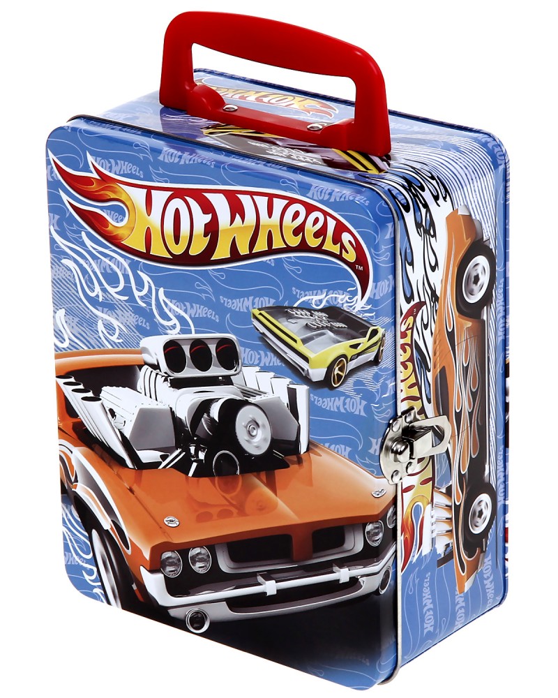Метално куфарче за колички Klein Hot Wheels - продукт