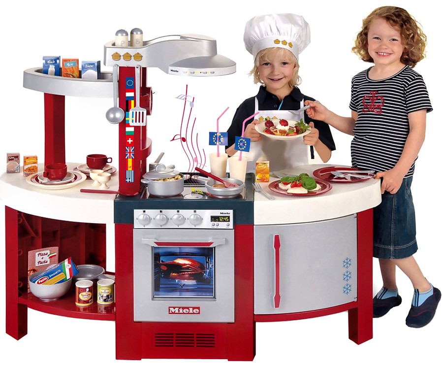 Детска кухня Klein - Miele Gourmet International - С аксесоари и звук - играчка