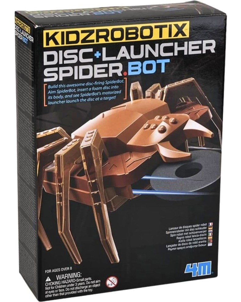 Паяк-Робот Дискоизстрелвач - 4М Паяк-Робот Дискоизстрелвач - 4М - Детска лаборатория - играчка