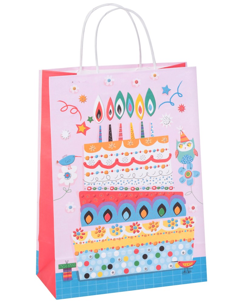 Подаръчна торбичка Торта - Unic Art Подаръчна торбичка Торта - Unic Art - С размери 24 / 33 / 12 cm - продукт