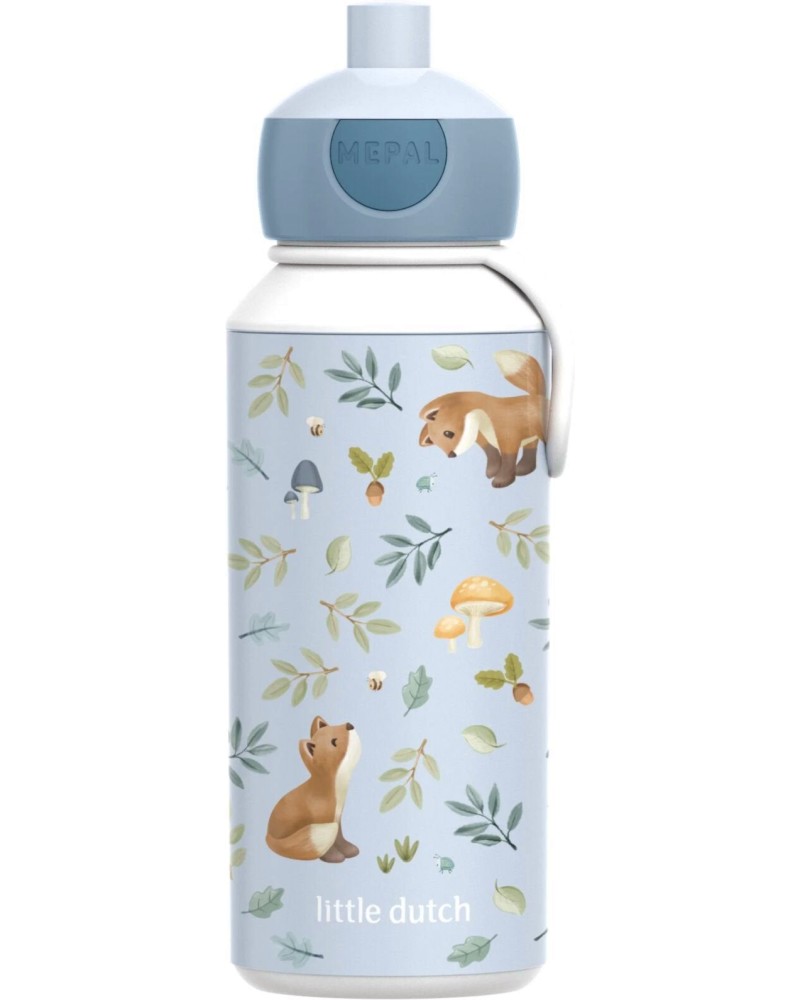 Детска бутилка Little Dutch Детска бутилка Little Dutch - С вместимост 400 ml от серията Forest Friends - детска бутилка