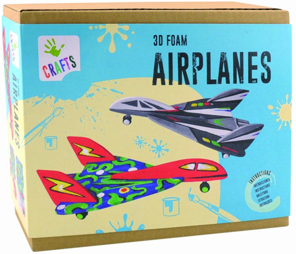 Направи сам самолети Andreu Toys - Творчески комплект - играчка