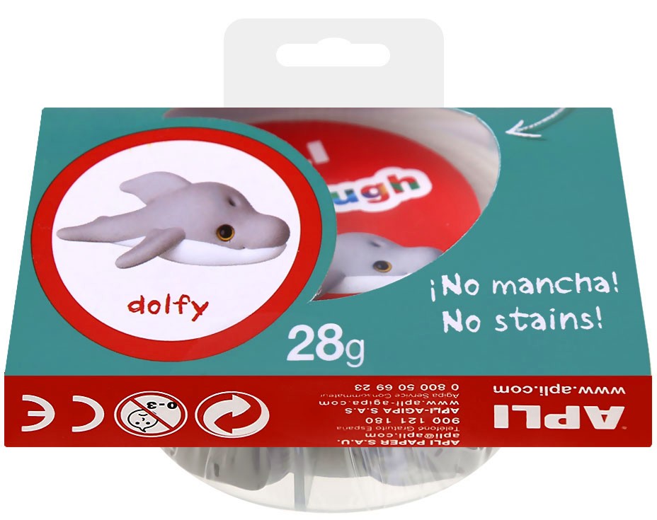 Забавно тесто за моделиране - Делфин - Опаковка от 28 g - играчка