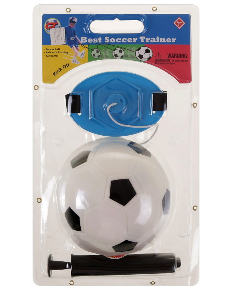 Футболна топка с въженце Betzold - Тренировъчен комплект - играчка