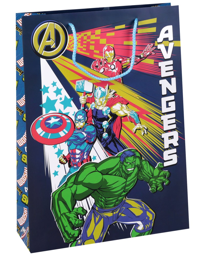 Подаръчна торбичка Отмъстителите - Unic Art Подаръчна торбичка Отмъстителите - Unic Art - С размери 33 / 45 / 12 cm на тема Отмъстителите - продукт