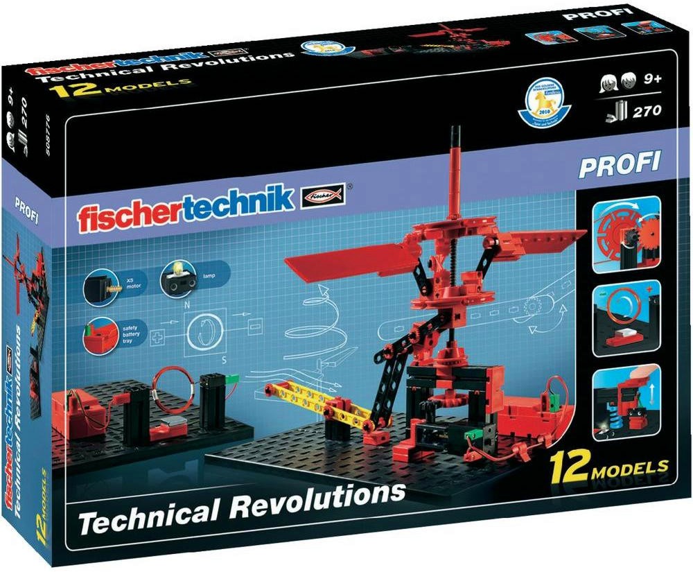Техническа революция - 12 в 1 - Детски конструктор от серията "Profi" - играчка