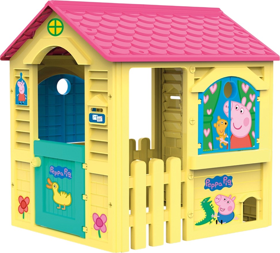 Детска къща Peppa Pig - Chicos Детска къща Peppa Pig - Chicos - С размери 84 / 103 / 104 cm, на тема Прасенцето Пепа - играчка