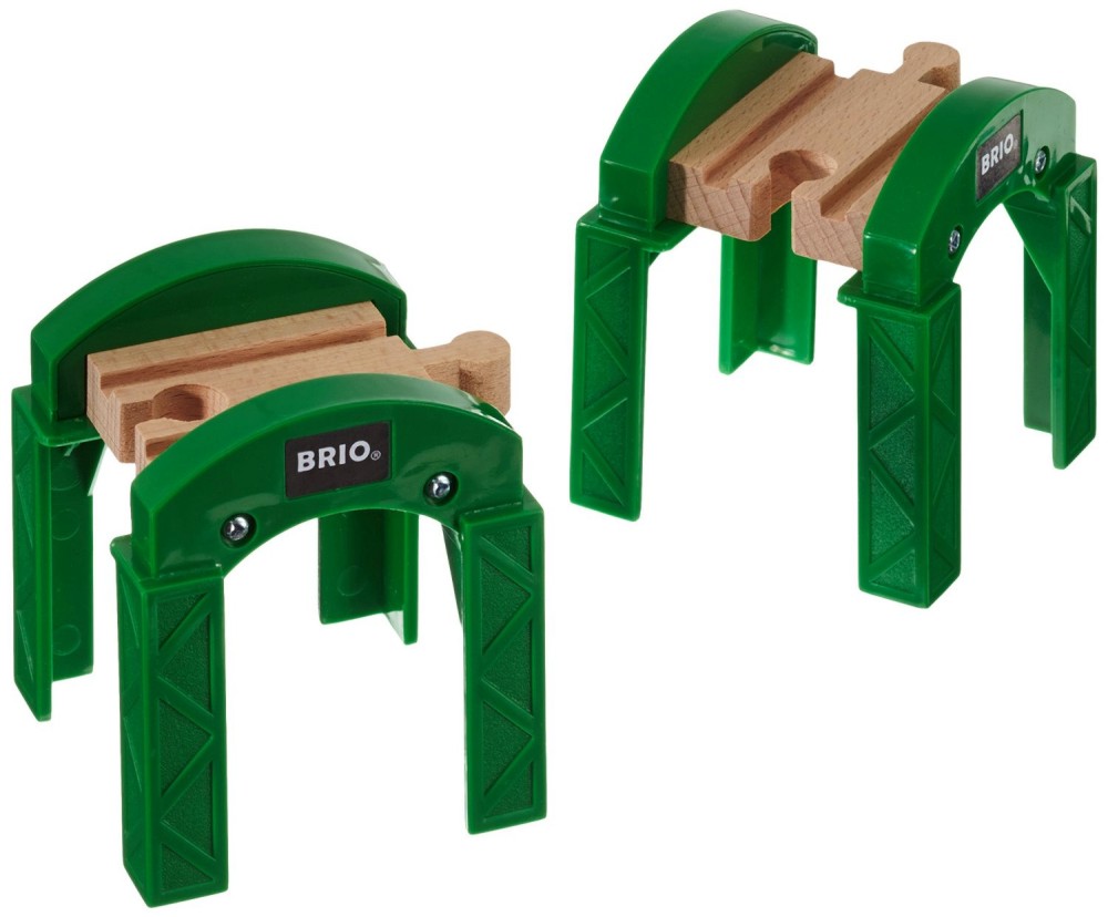 Подпори за мост Brio Подпори за мост Brio - Разширение на релсов път - играчка