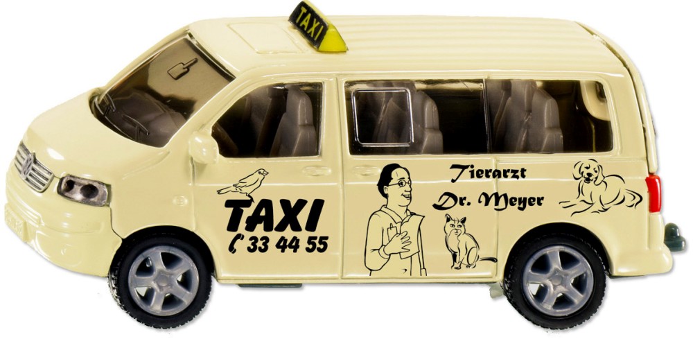   Siku Volkswagen Sharan Taxi -   Super: Private cars - 