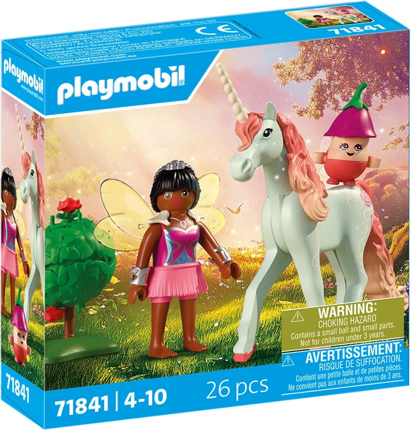 Playmobil - Еднорог: Небесна роза с фея Playmobil - Еднорог: Небесна роза с фея - играчка