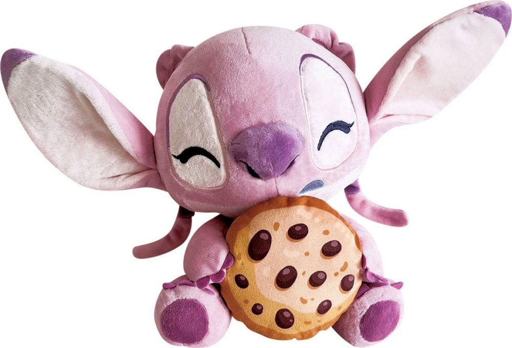 Плюшена играчка Ейнджъл с бисквитка - Disney Plush Плюшена играчка Ейнджъл с бисквитка - Disney Plush - На тема Лило и Стич - играчка