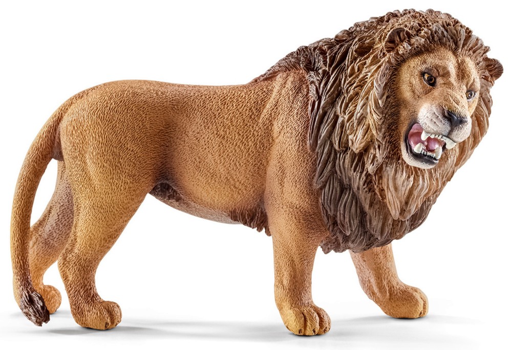 Фигурка на ревящ лъв Schleich - От серията Животни от дивия свят - фигура