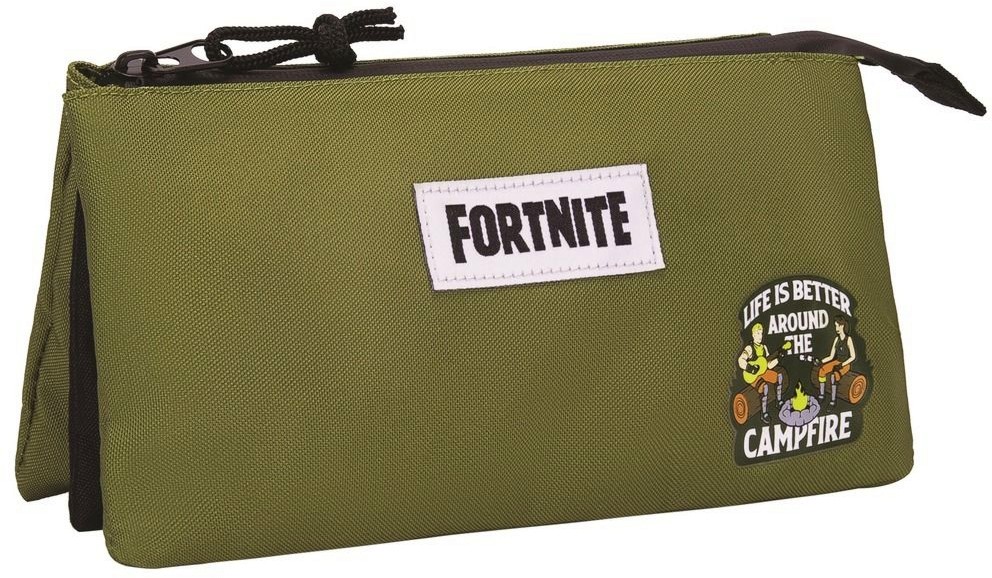 Ученически несесер - Around The Campfire Ученически несесер - Around The Campfire - С 3 отделения на тема Fortnite - несесер