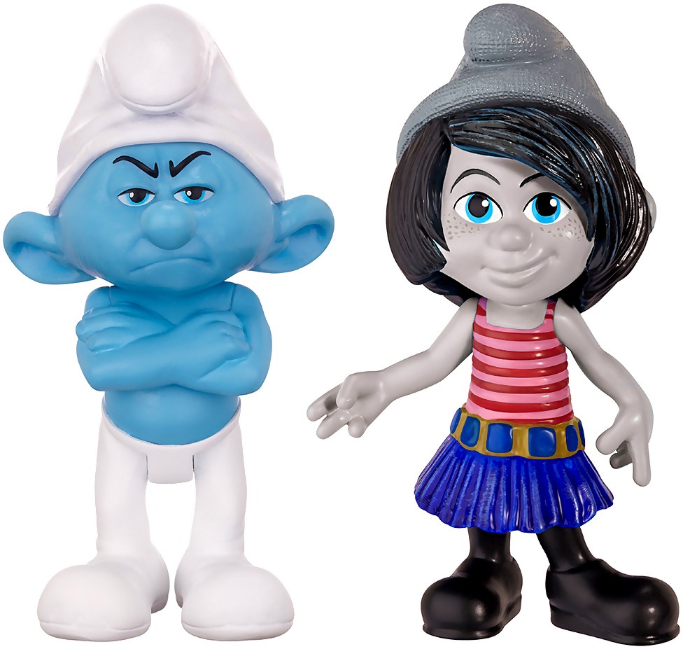 Мърморко и Лепка Мърморко и Лепка - Фигури от серията the Smurfs - играчка