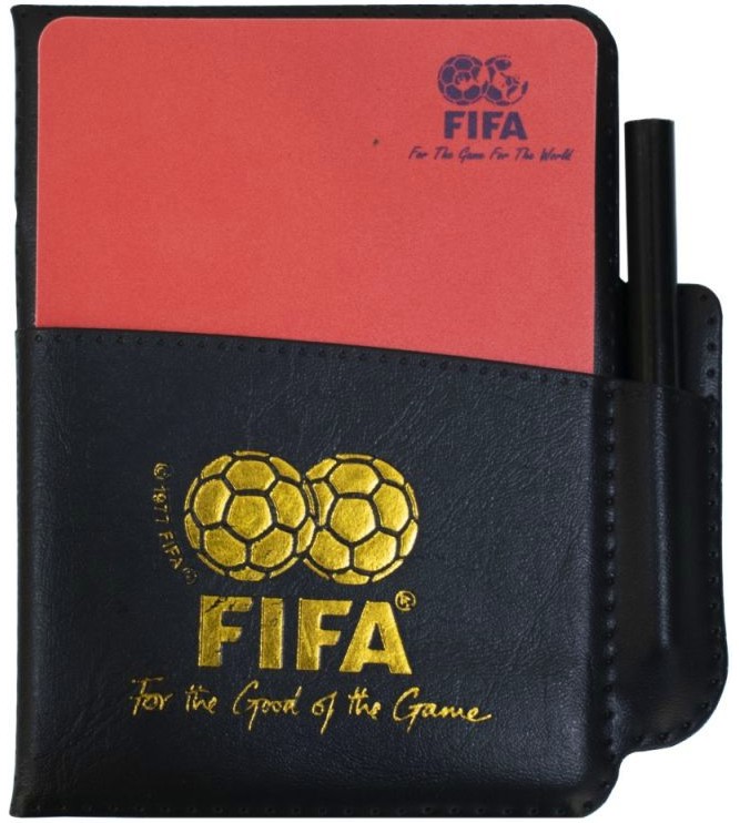 Съдийски картони с калъф и бележник - FIFA Съдийски картони с калъф и бележник - FIFA - играчка