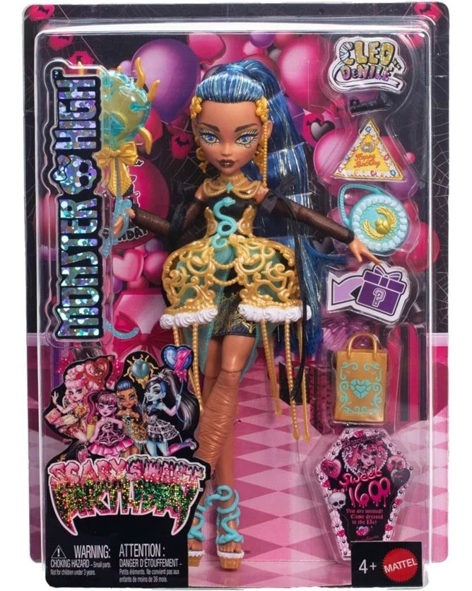 Кукла Клео Денил Scary Sweet Birthday - Mattel Кукла Клео Денил Scary Sweet Birthday - Mattel - На тема Monster High - кукла