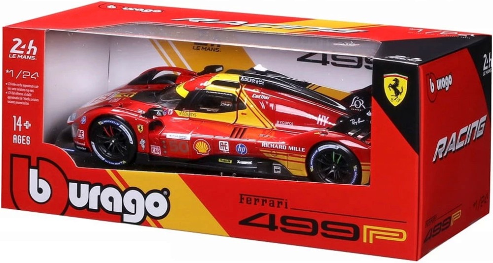 Количка 499P Red - Bburago Количка 499P Red - Bburago - От серията Race Collezione - количка