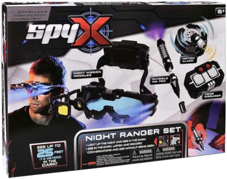 Шпионска екипировка Night Ranger Spy-X Шпионска екипировка Night Ranger Spy-X - играчка