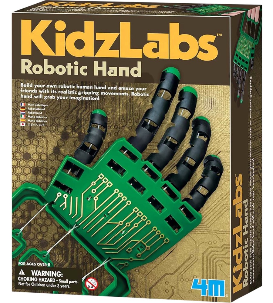 Роботизирана Ръка - 4М Роботизирана Ръка - 4М - Детска лаборатория от серията Kidz Labs - играчка