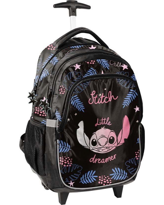 Ученическа раница с колелца Paso Ученическа раница с колелца Paso - На тема Stitch - раница