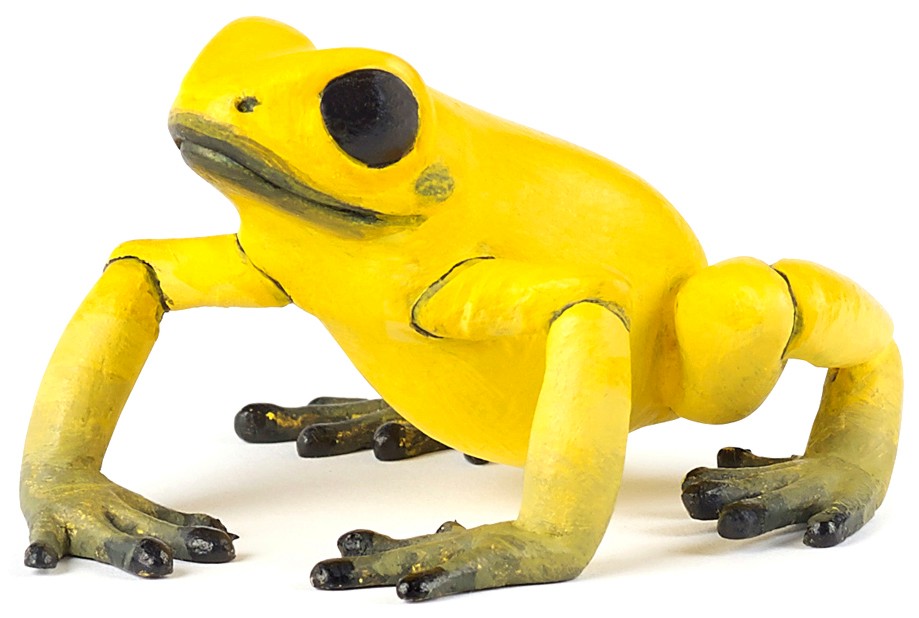 Екваториална жълта жаба Екваториална жълта жаба - Фигура от серията "Диви животни" - фигура