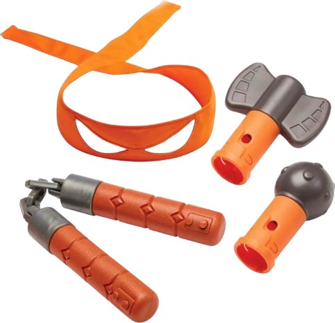 Маската и оръжието на Микеланджело - Playmates Маската и оръжието на Микеланджело - Playmates - От серията Костенурките нинджа - Mutant Mayhem - играчка